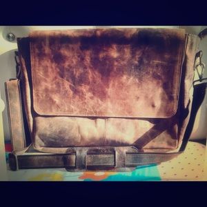 Genuine Leather Messenger Bag